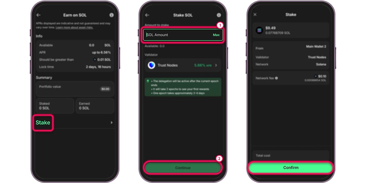 استیکینگ ارز دیجیتال کسب سود روزانه در اتراکس آموزش استیکینگ ارز دیجیتال در تراست ولت