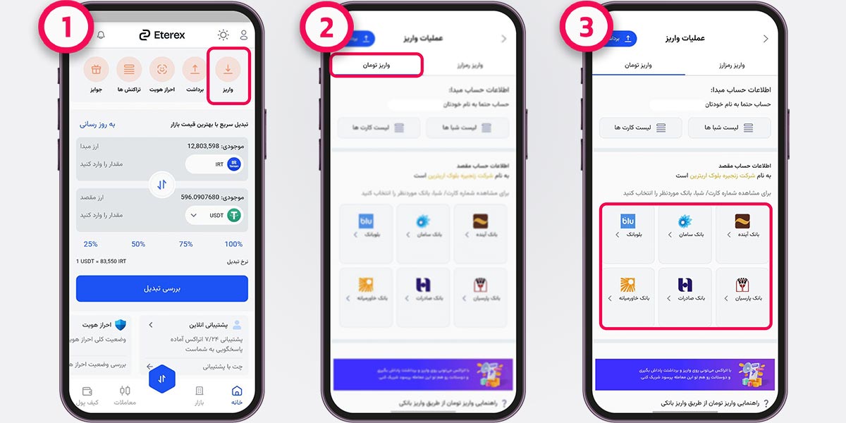 شارژ حساب کاربری اتراکس