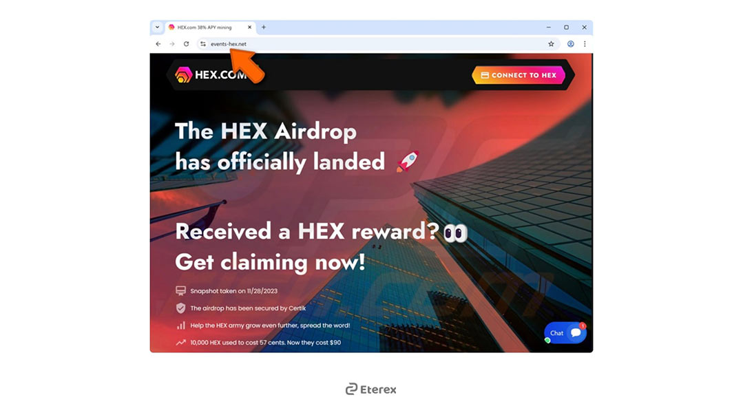 خطر ایردراپ جعلی: ۱۰ نشانه تشخیص جعلی بودن یک ایردراپ سایت جعلی ایردراپ HEX