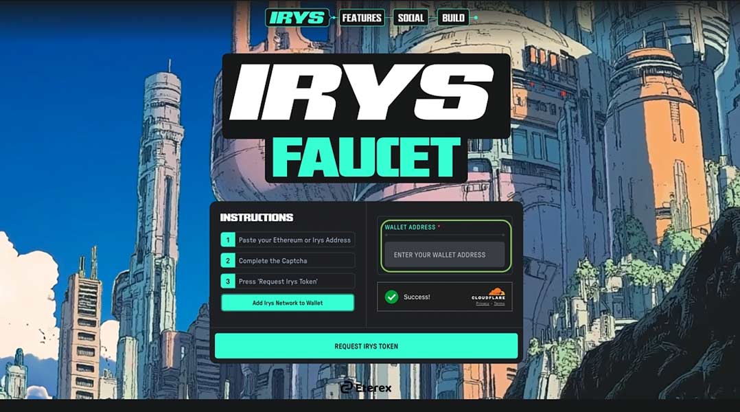 آموزش شرکت در ایردراپ Irys آموزش دریافت ایردراپ Irys
